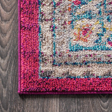 Kristina bohemian Flair Boho Vintage Medallion Area Rug